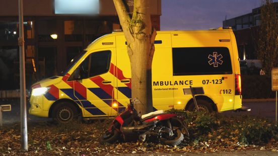 Scooterrijder geschept