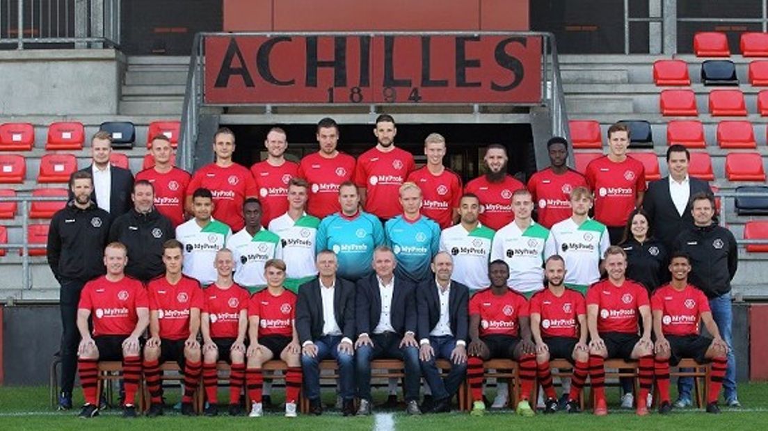 De teleurstelling bij Achilles 1894 is verdwenen. De Asser club promoveert toch naar de 2e klasse (Rechten: Achilles 1894)