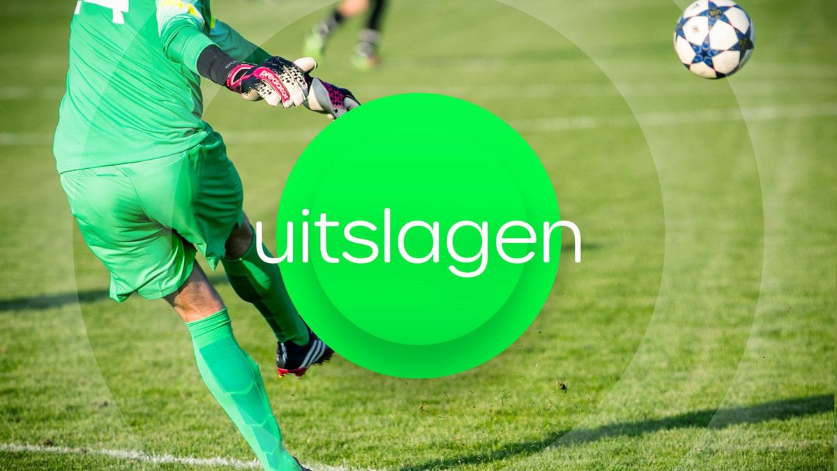 Uitslagen amateurvoetbal zondag 26 mei