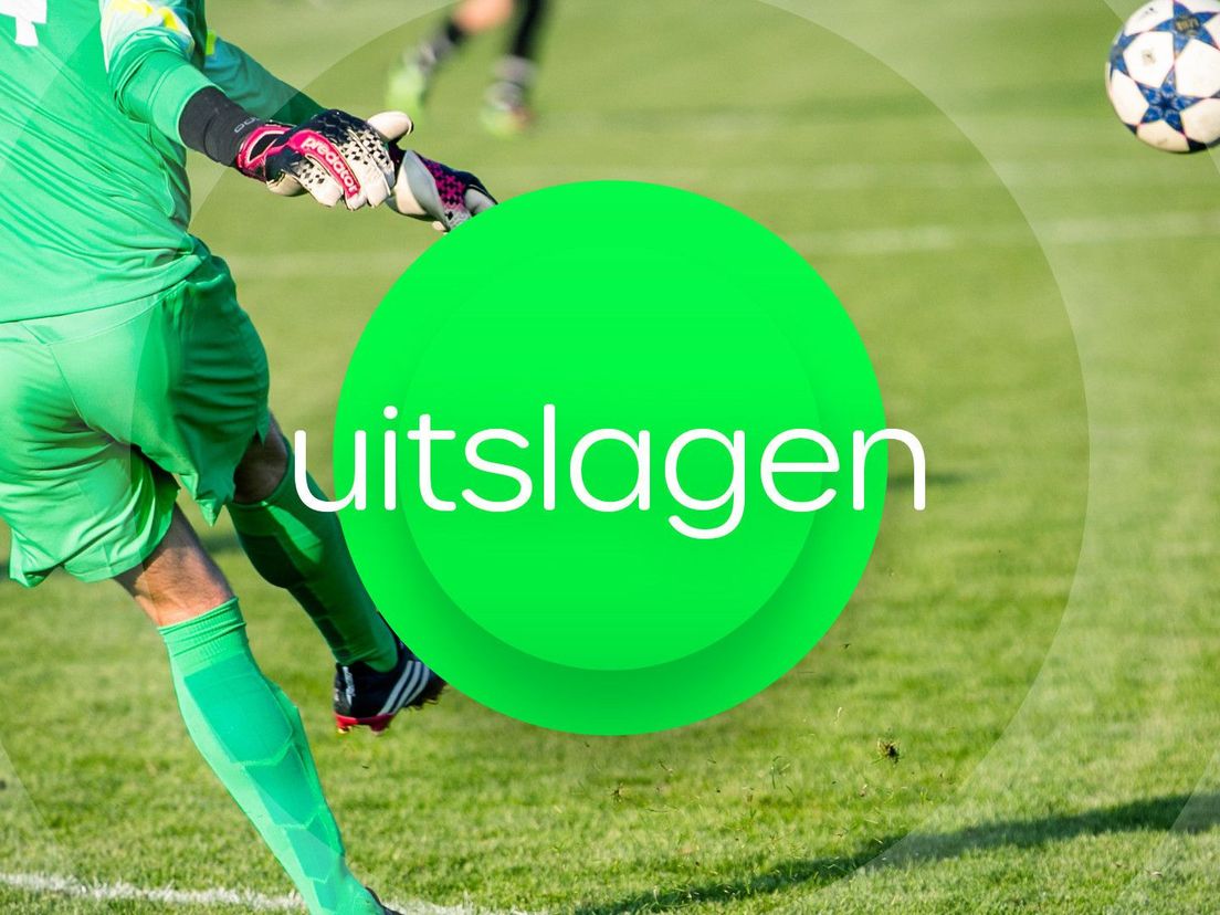 Uitslagen amateurvoetbal zondag 14 april