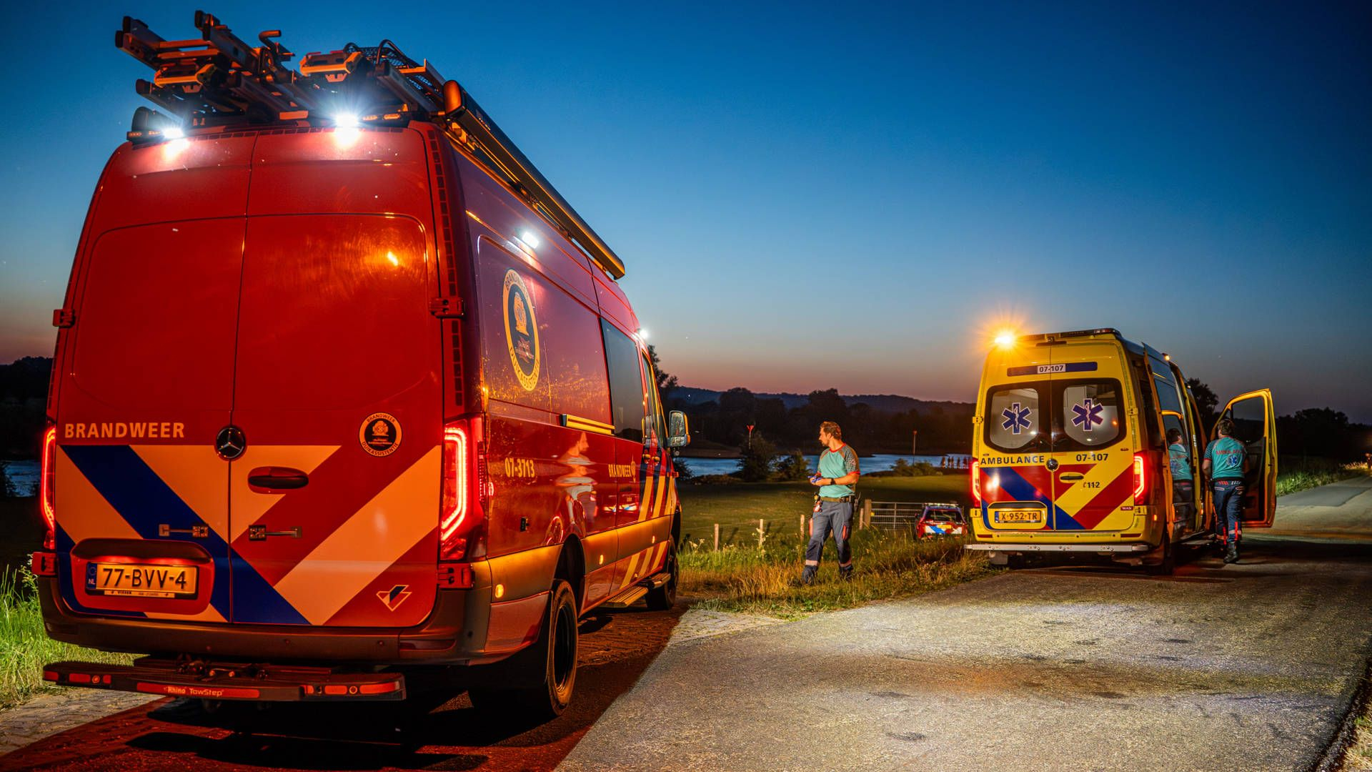 Hulpdiensten rukken massaal uit voor bootongeval