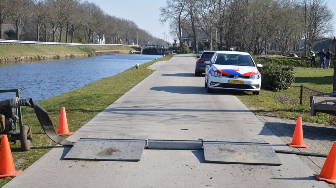 Volgens een getuige zou deze drempel de boosdoener zijn