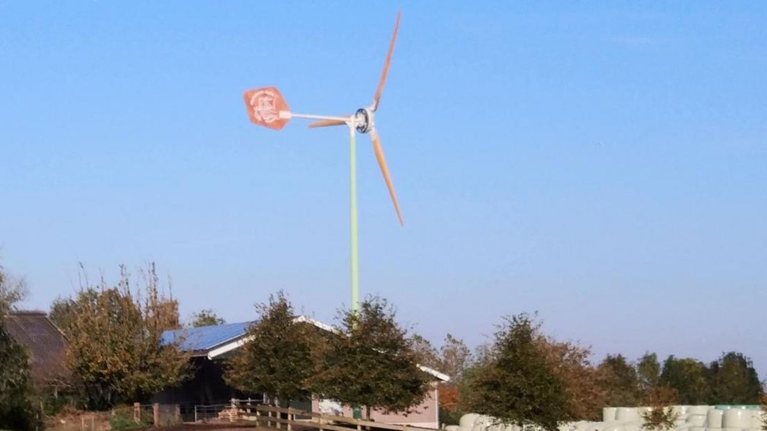 De windmolen van boer John van der Salm