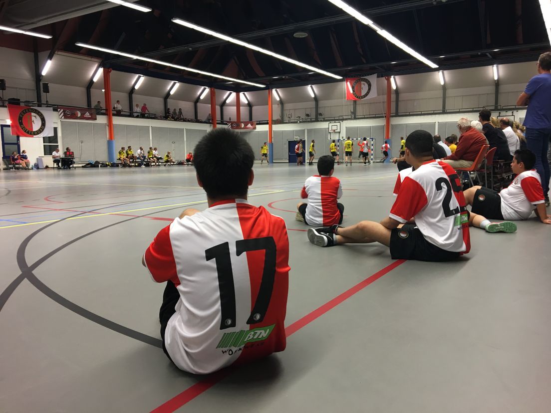 Feyenoord Handbal in sporthal Wielewaal