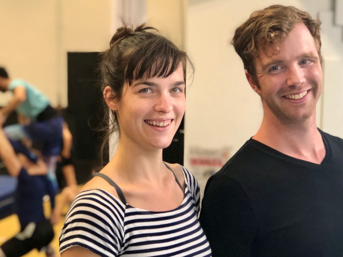 Maartje Bonarius en Harm van der Laan van Circus Studio Rotterdam