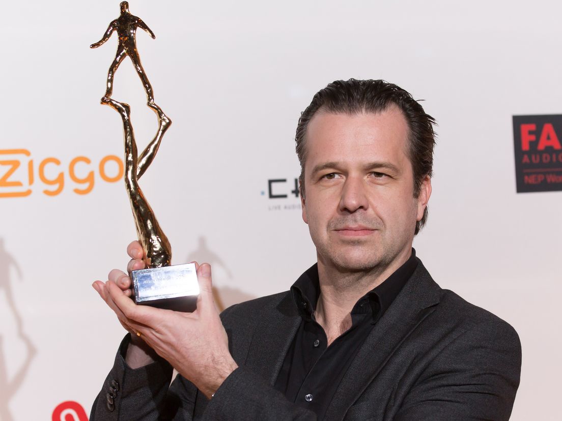 Bas Haan op een tv-gala in 2016, FOTO BSR Agency