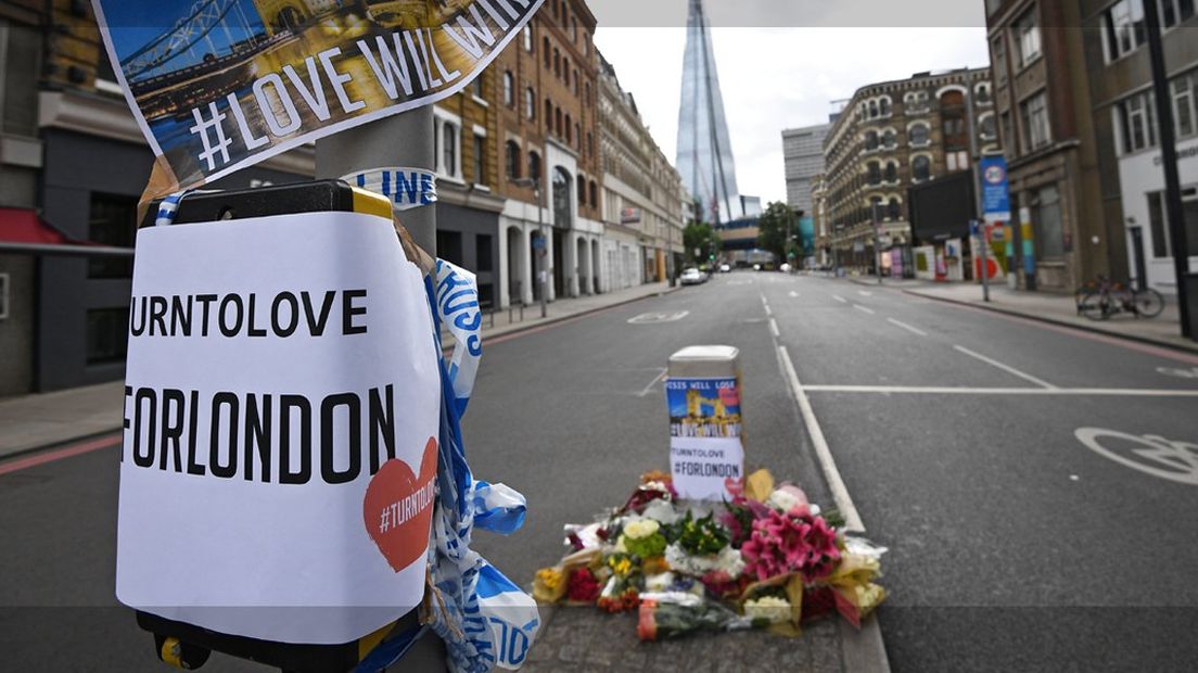 Herdenking van de aanslag in Londen.