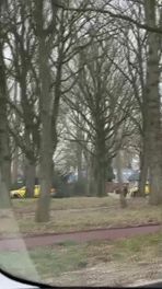 Parade voor uitzwaaiende Drent