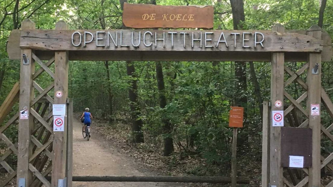 Entree Openluchtheater De Koele aan de Bosberg in Appelscha (Rechten: RTV Drenthe/Sophie Timmer)