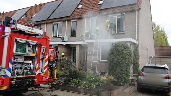 Flinke schade bij brand in woning