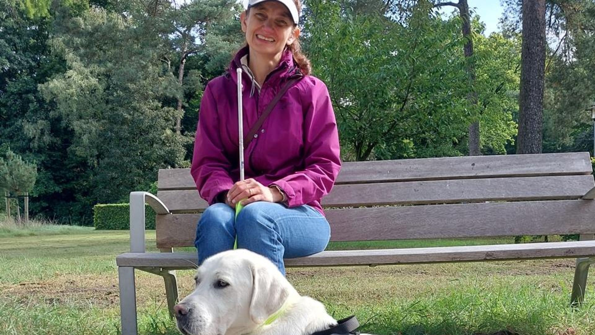 Wolf op 7 meter afstand van slechtziende Marloes: 'Ik voelde me zó kwetsbaar'