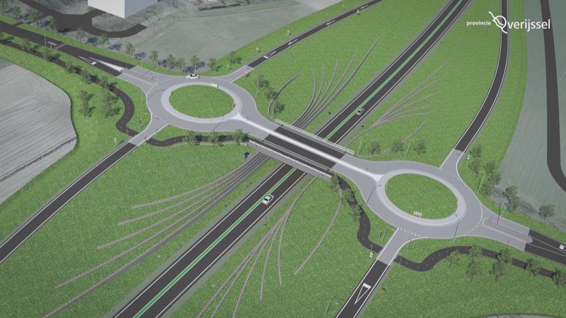Eerste werkzaamheden N34 afgerond: weg een dag eerder weer open voor verkeer