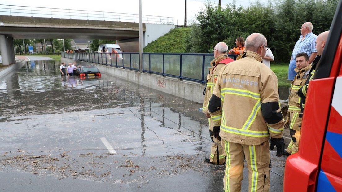 Wateroverlast in Oldenzaal