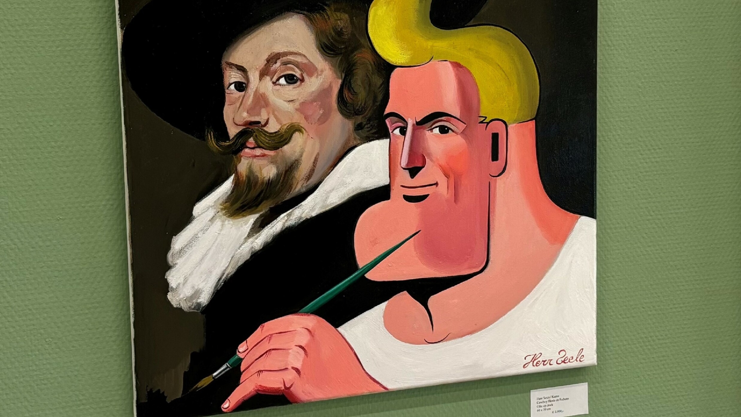Keunstbeurs yn Oranjewâld ûnderstipet galeryen yn swier waar: "Kunst staat onder druk"