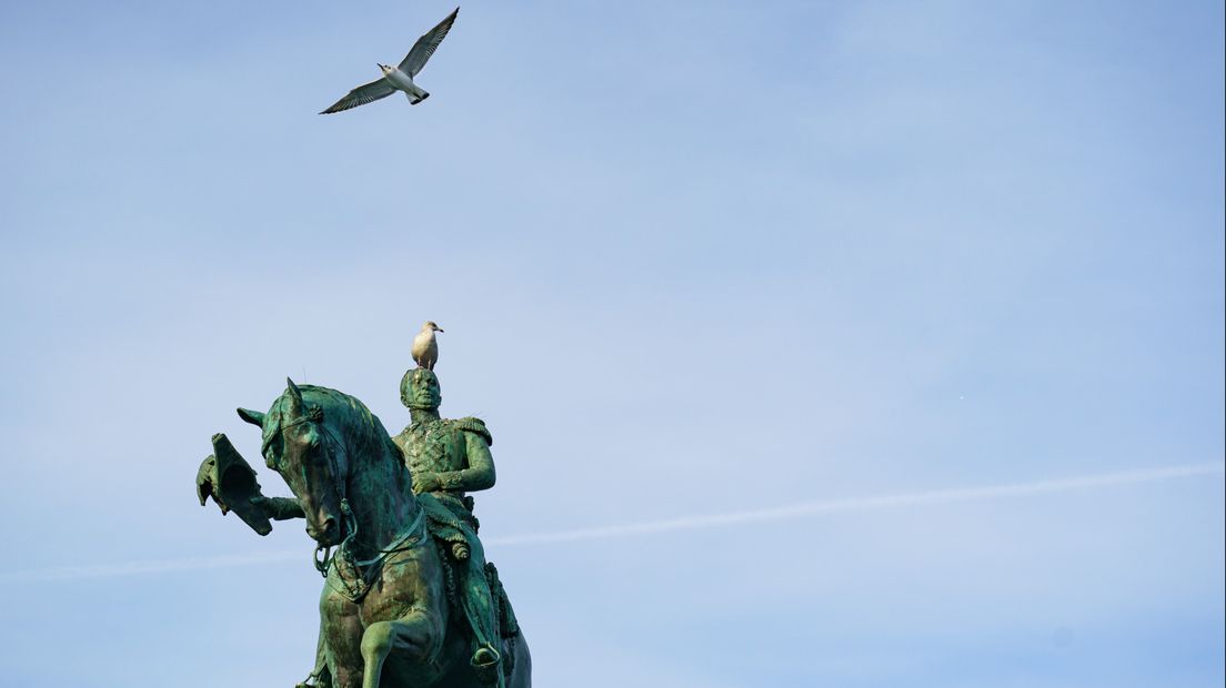 Het standbeeld van Willem II