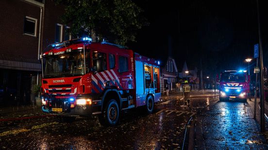 Grote brand in appartementencomplex na vermoedelijke blikseminslag