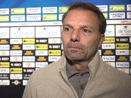 Maurice Steijn vindt dat Sparta op basis van de eerste helft meer had verdiend