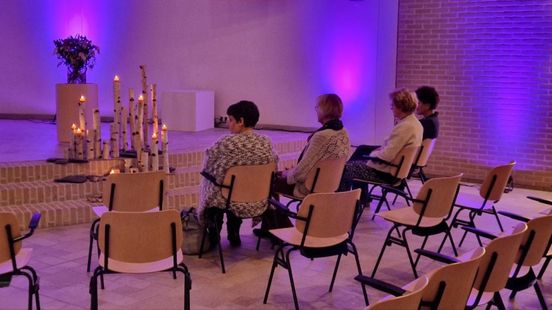 Iedereen mag in de Noorderlichtkerk in Wezep komen rouwen