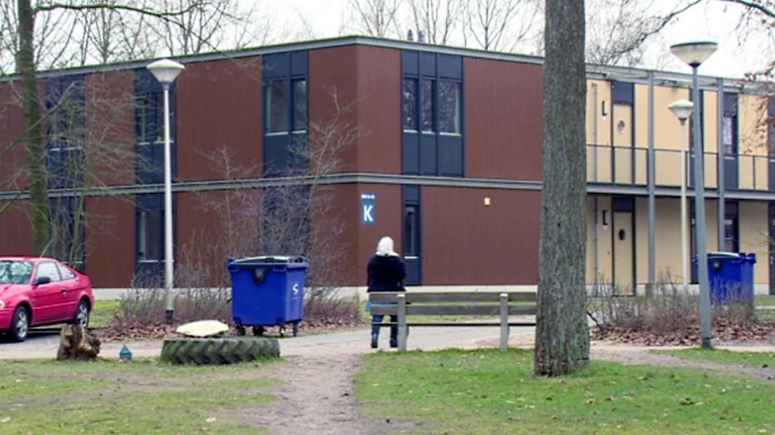 Het asielzoekerscentrum in Aalden (Rechten: archief RTV Drenthe)