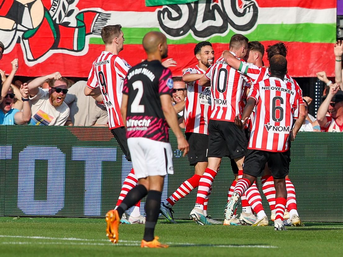 Het afgekeurde doelpunt van Vito van Crooij zorgde uiteindelijk niet voor problemen bij Sparta tegen FC Utrecht