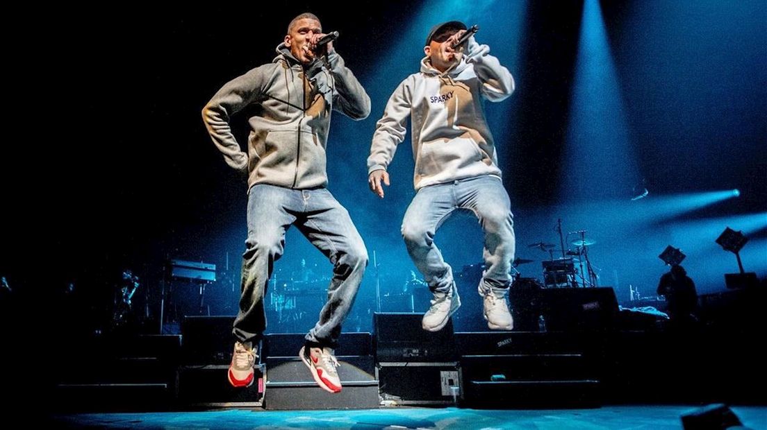 Rico & Sticks tijdens het concert in de Ziggo Dome