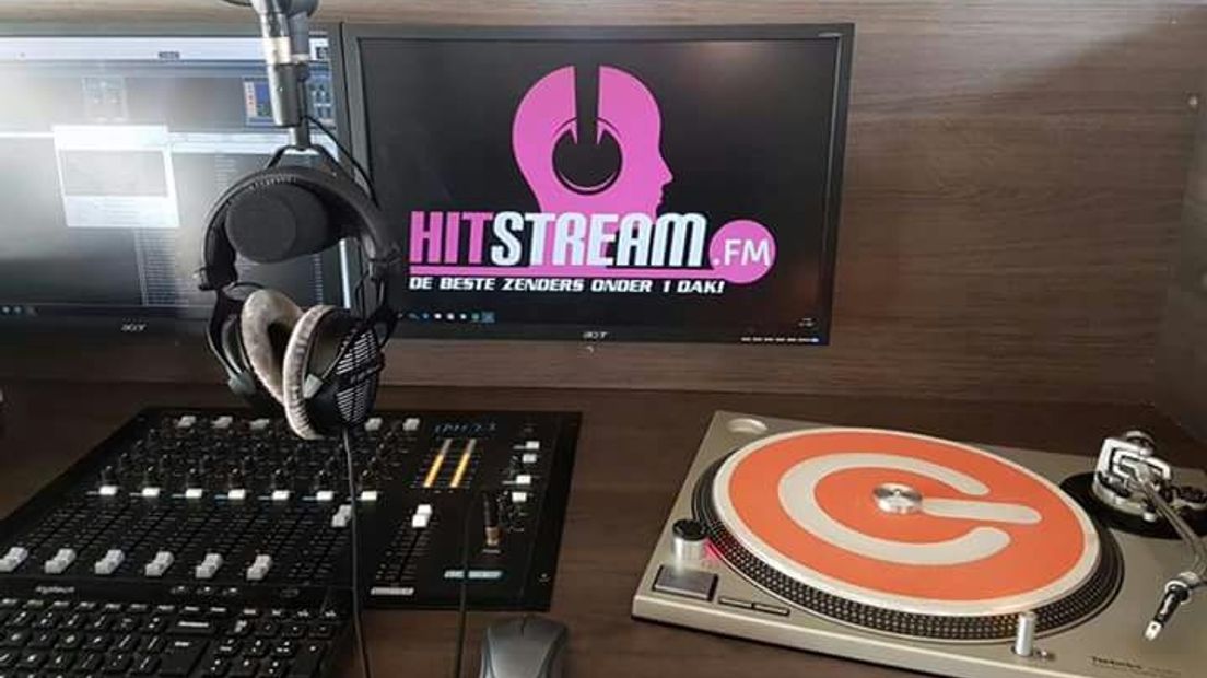 Een van de vele studio's van hitstream.FM (Rechten: Jordy Fidder)