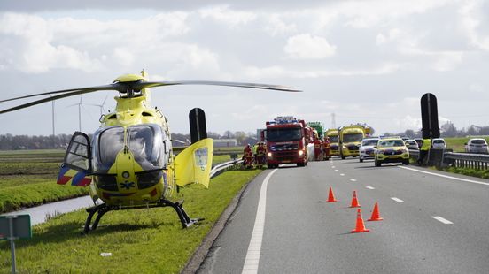 Vrouw omgekomen bij ongeluk op N33 tussen Gieten en Zuidbroek. Vrouw omgekomen bij ongeluk op N33 tussen Gieten en Zuidbroek.