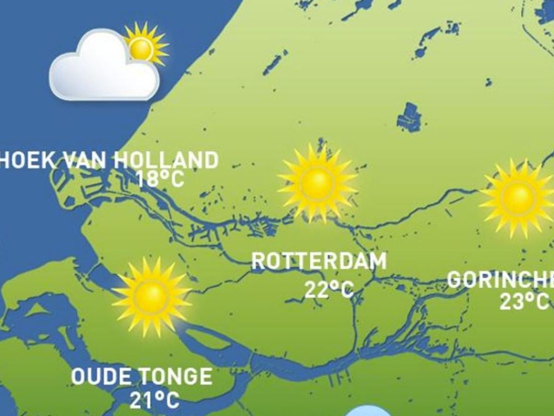 Het weer van 4 juni