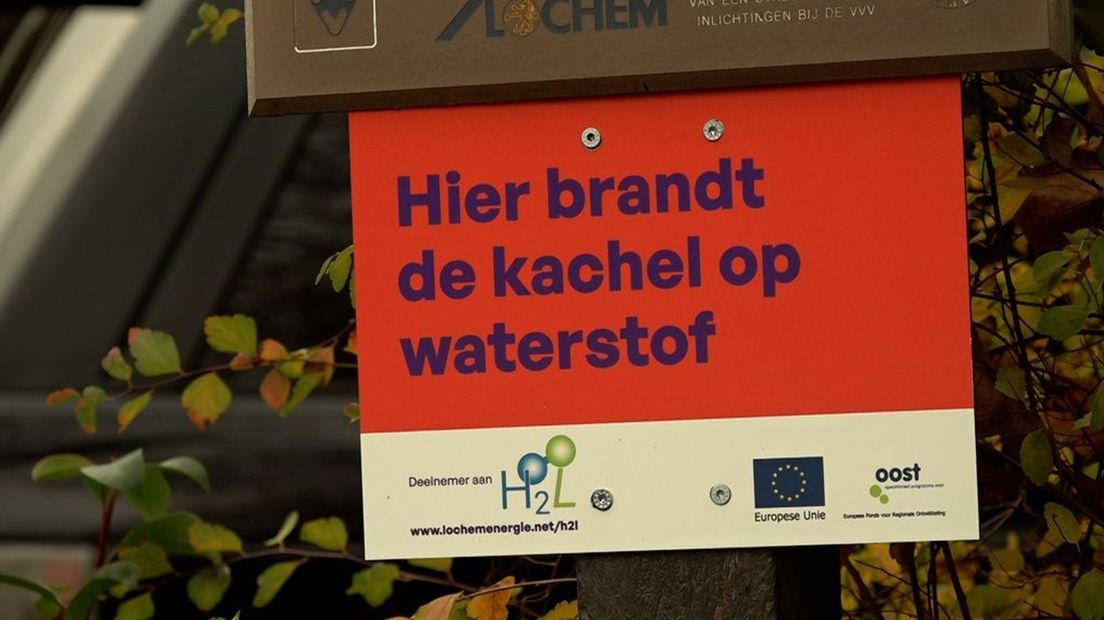 In Lochem worden al woningen verwarmd met waterstof.
