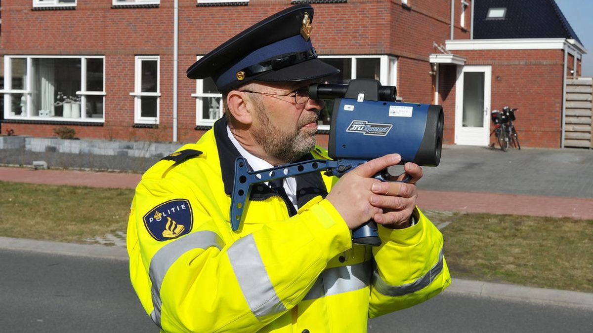 Bonnenregen bij snelheidscontrole N855
