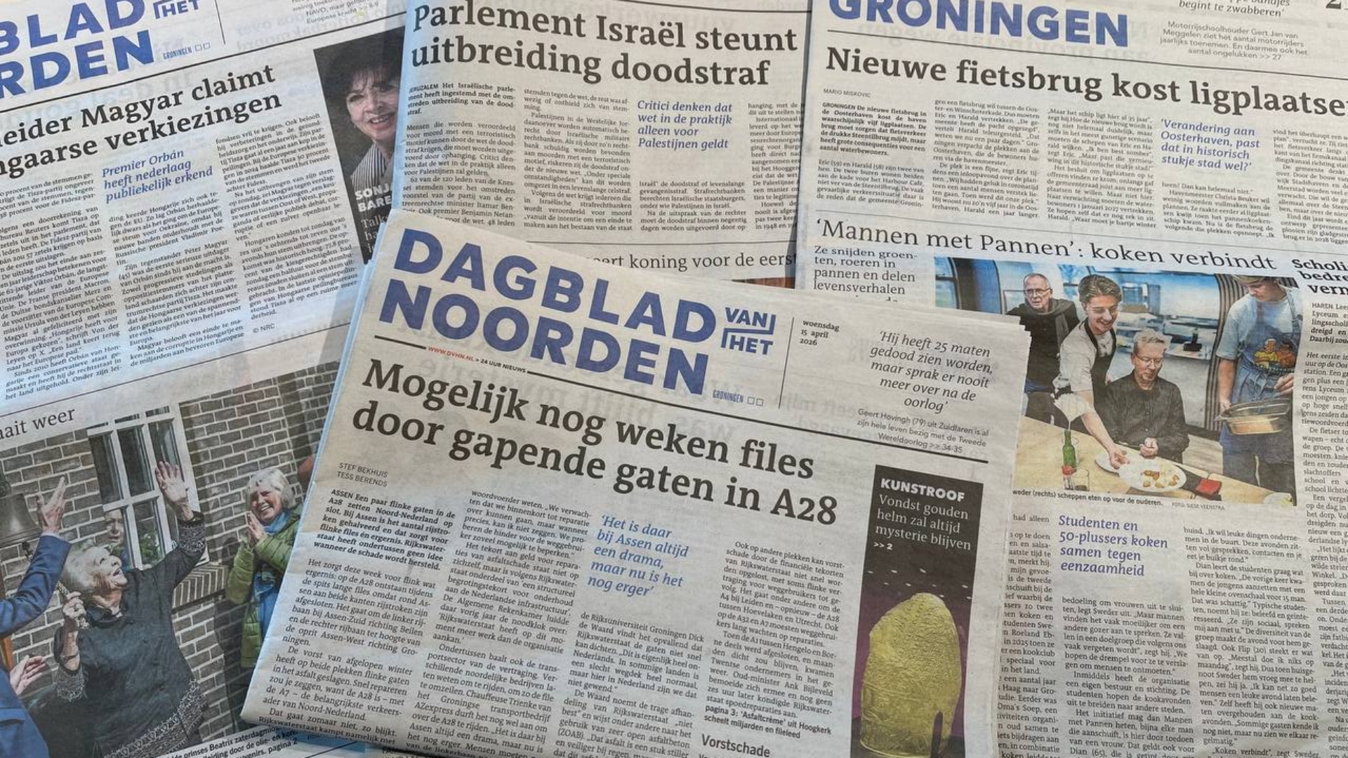 Na 156 jaar valt het doek: Dagblad van het Noorden sluit krantenredactie in Winschoten