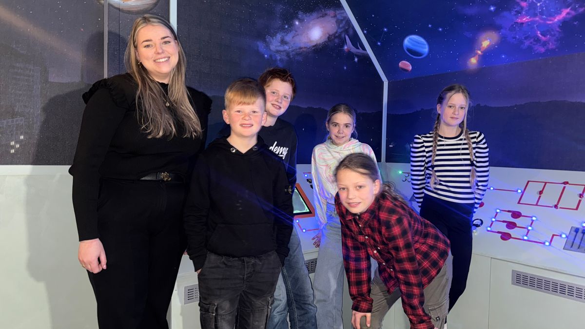Basisschoolleerlingen op ruimtereis dankzij escaperoom in Exloo: 'Dit was zo vet'