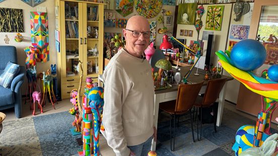 Het huis van Ton is net een museum: ‘Kunst is mijn leven’