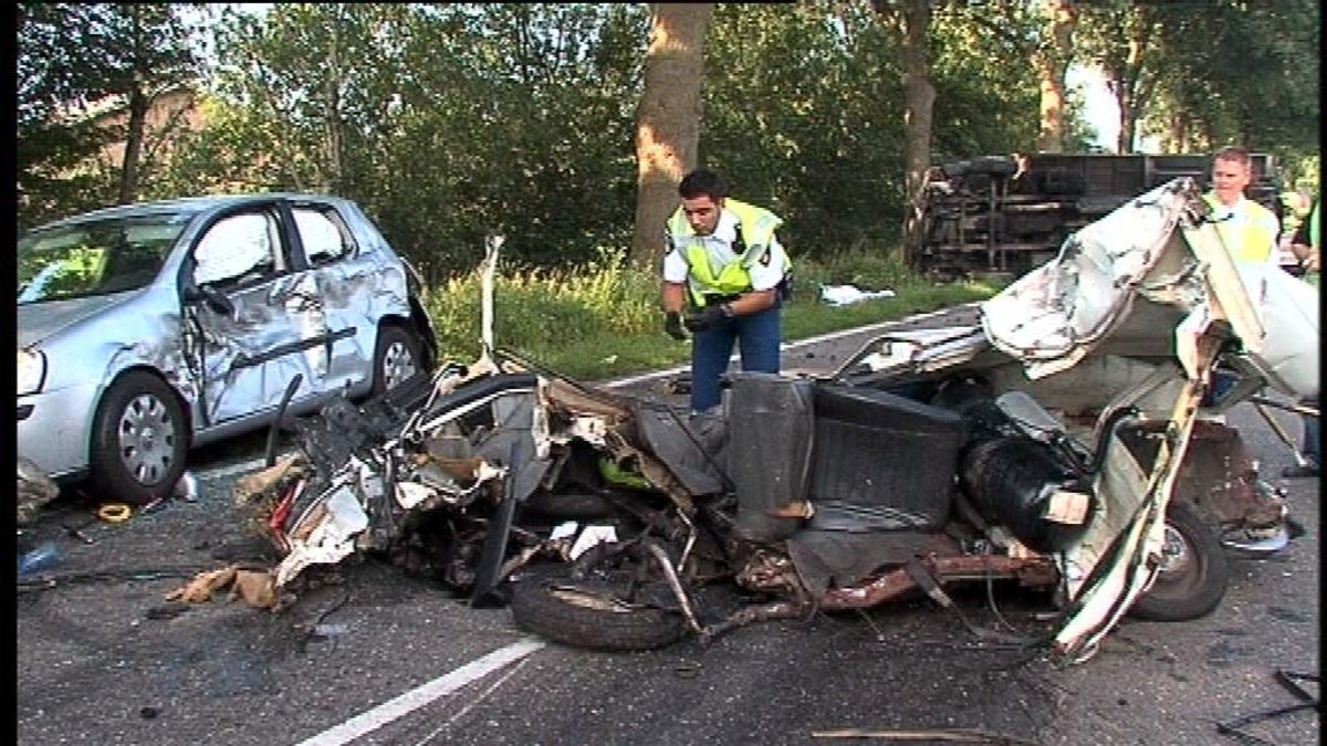 Zes gewonden bij ongeluk in Roggel