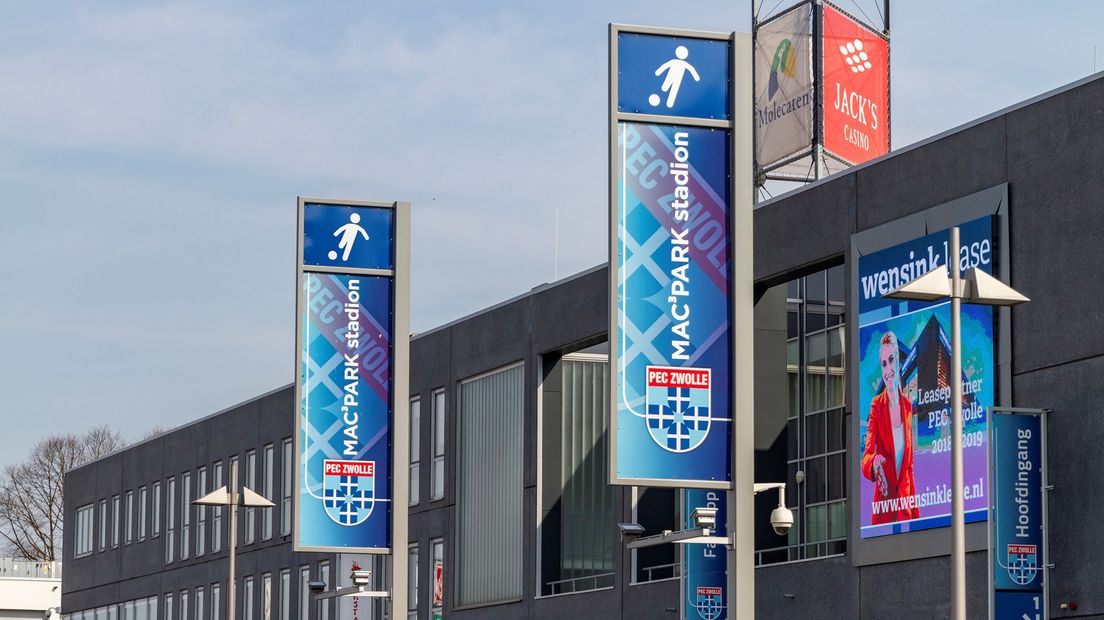 Fans PEC kunnen helft van de wedstrijd in het stadion bezoeken