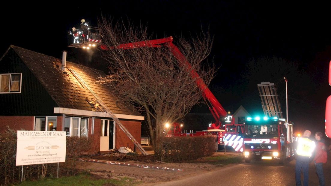 Schoorsteenbrand Zwartsluis