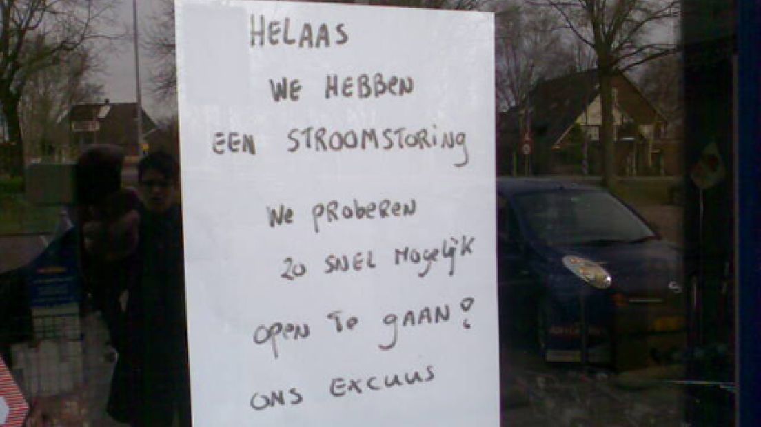 Stroomstoring Lent weer voorbij