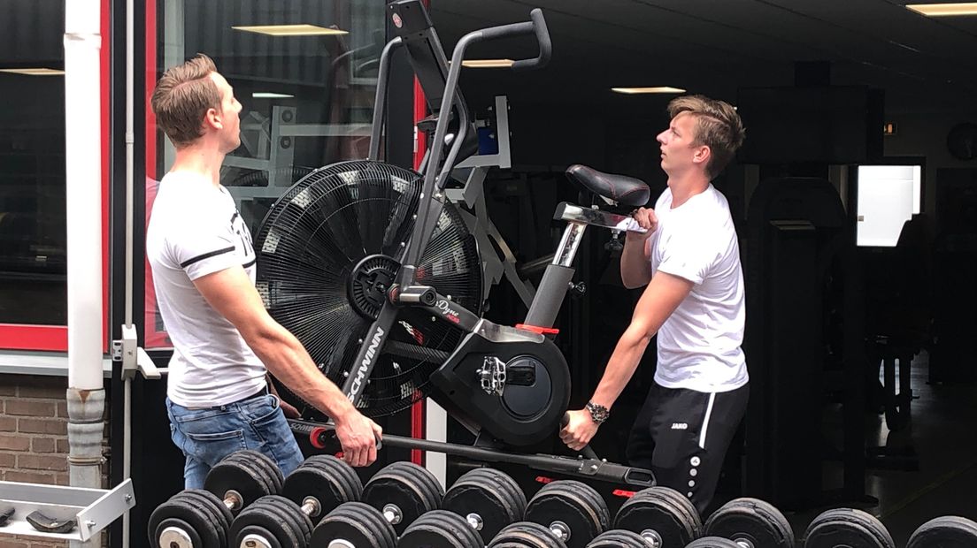 Jeroen is dolblij dat zijn sportschool weer open mag.