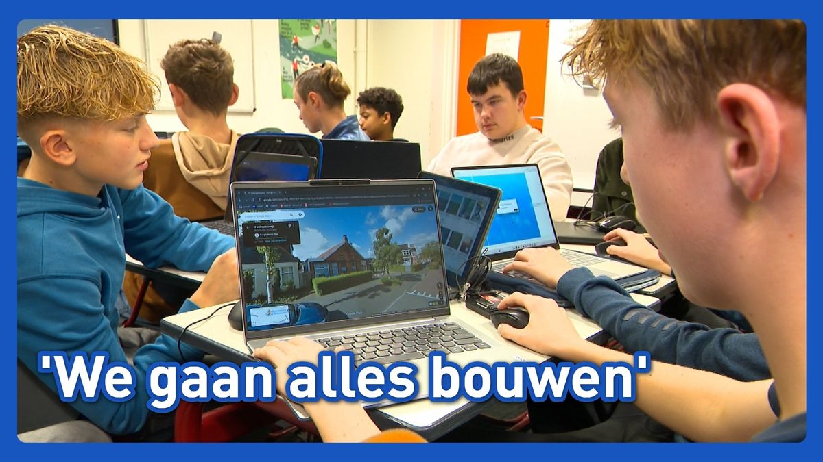 Jongeren bouwen Winschoten na in Roblox