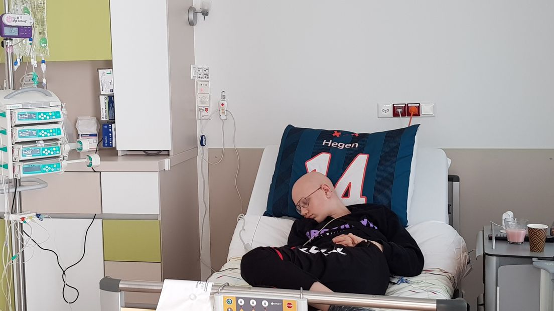Thomas werd getroffen door Ewingsarcoom, een kwaadaardige vorm van botkanker
