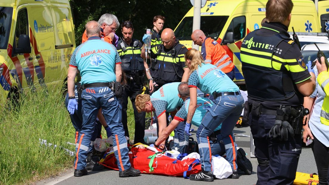 Ernstig ongeluk op de Monsterseweg in Den Haag