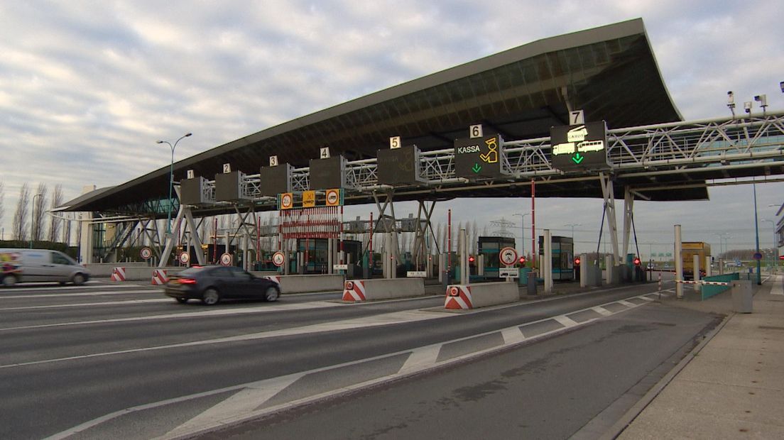 Tolplein Westerscheldetunnel