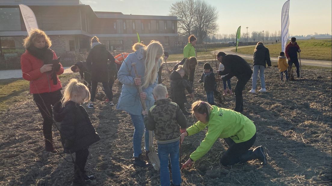 In Uithuizen is eerder al een 'tiny forest' geplant