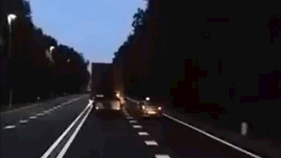 De inhaalmanoeuvre op de N36