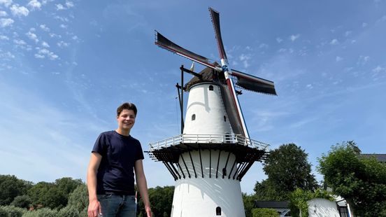 Lucas (18) is de allerjongste molenaar van Nederland