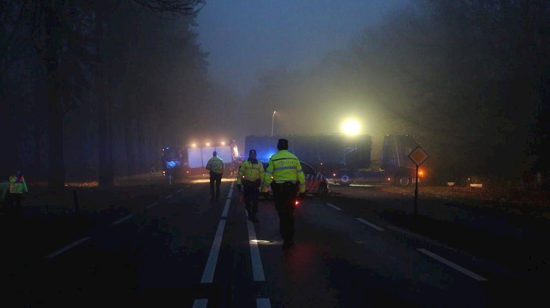 N35 dicht na ernstig ongeluk