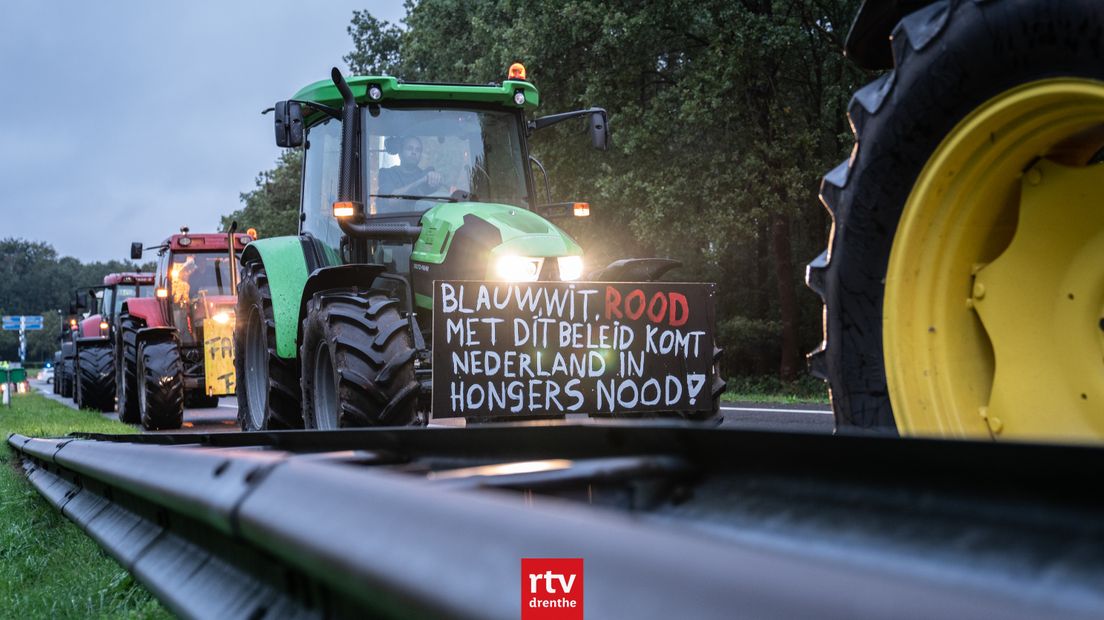 In navolging van Nederland gaan nu ook de Duitse boeren protesteren (Rechten: RTV Drenthe/Kim Stellingwerf)