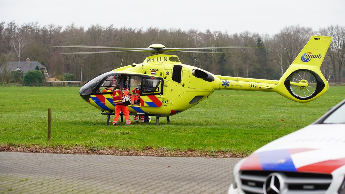 Traumaheli met arts geland voor hulp aan slachtoffer