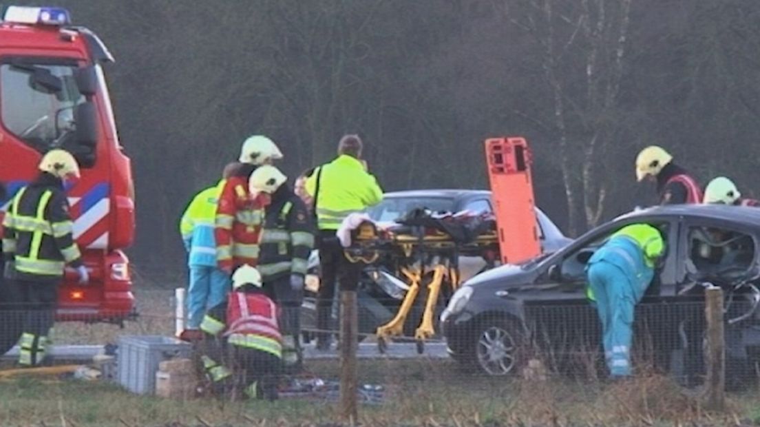 Ongeval op N36 bij Ommen