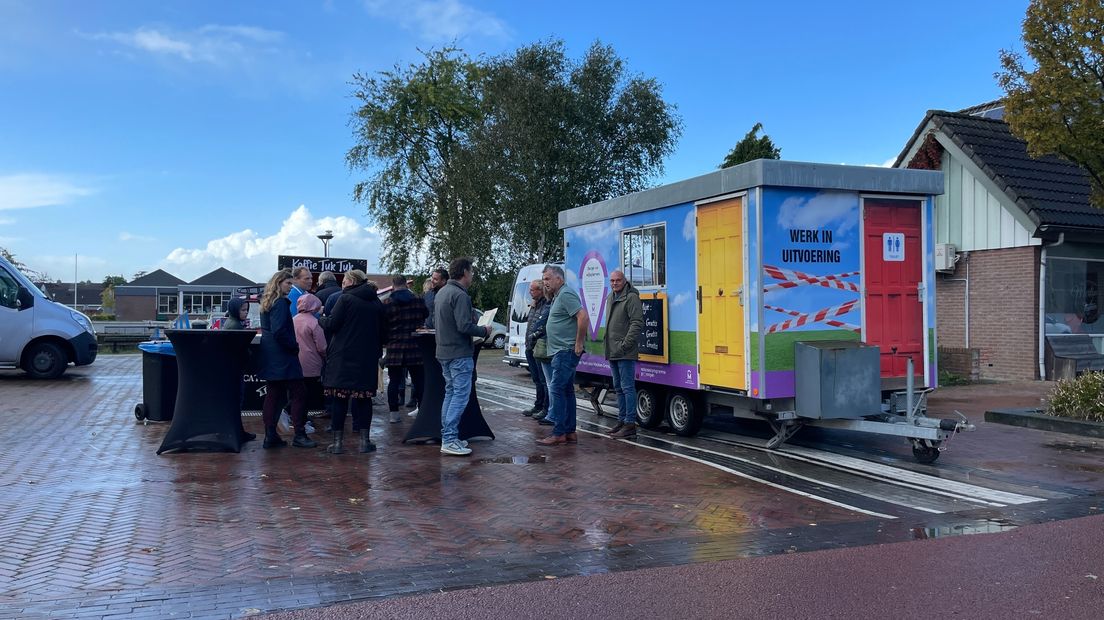 De bijeenkomst tijdens de presentatie van de dorpsvisie in Zuidbroek